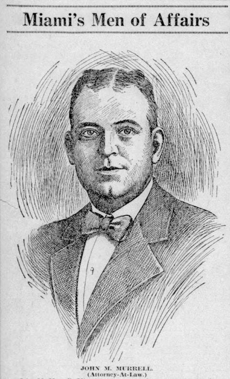 Figure 1: Profile of John Murrell in Miami Tribune on March 28, 1925