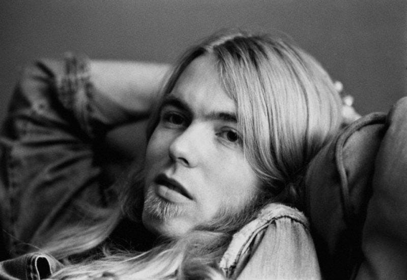 Gregg Allman of the Allman Brothers Band