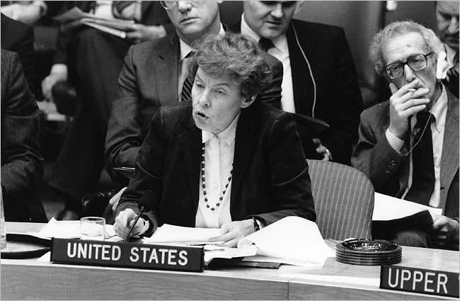 Jeane Kirkpatrick, Reagan's Forceful Envoy, Dies - The New York Times