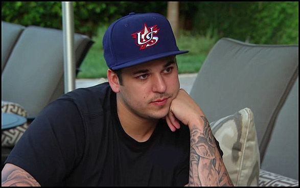 rob kardashian fat mess rehab 2015 gossip