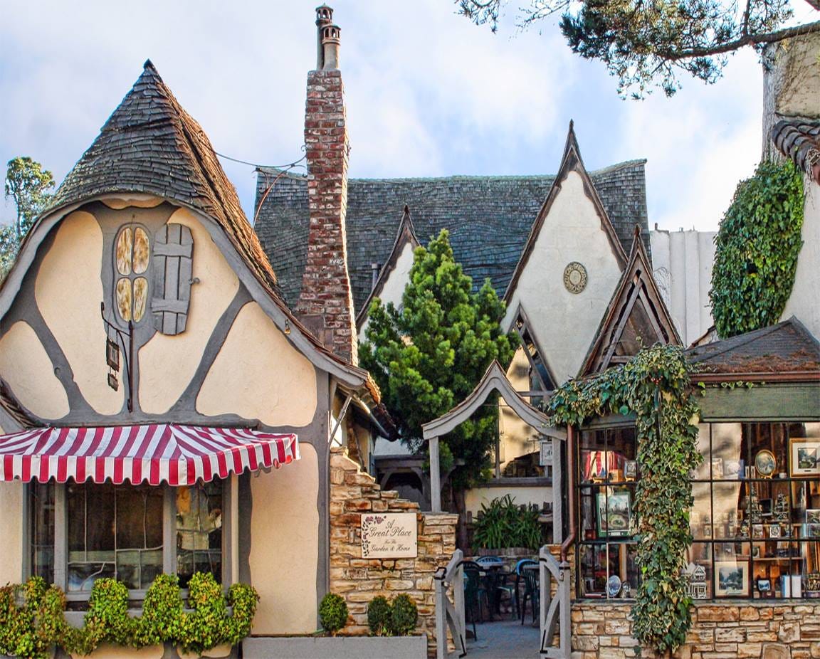 Fairytale Cottages in Carmel-by-the-sea - Sarah Blank Design Studio