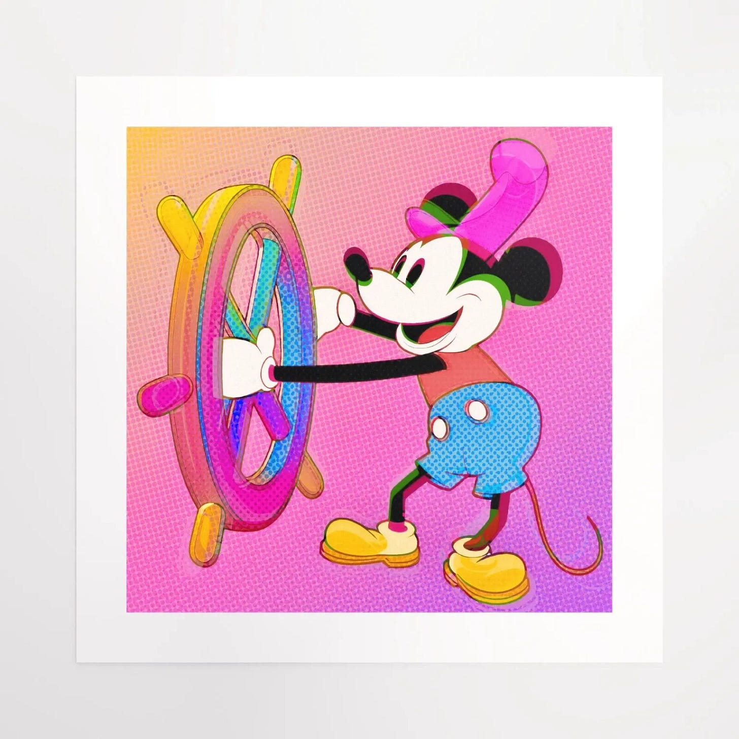 Steamboat Willie Pop Art - Print product image (1)