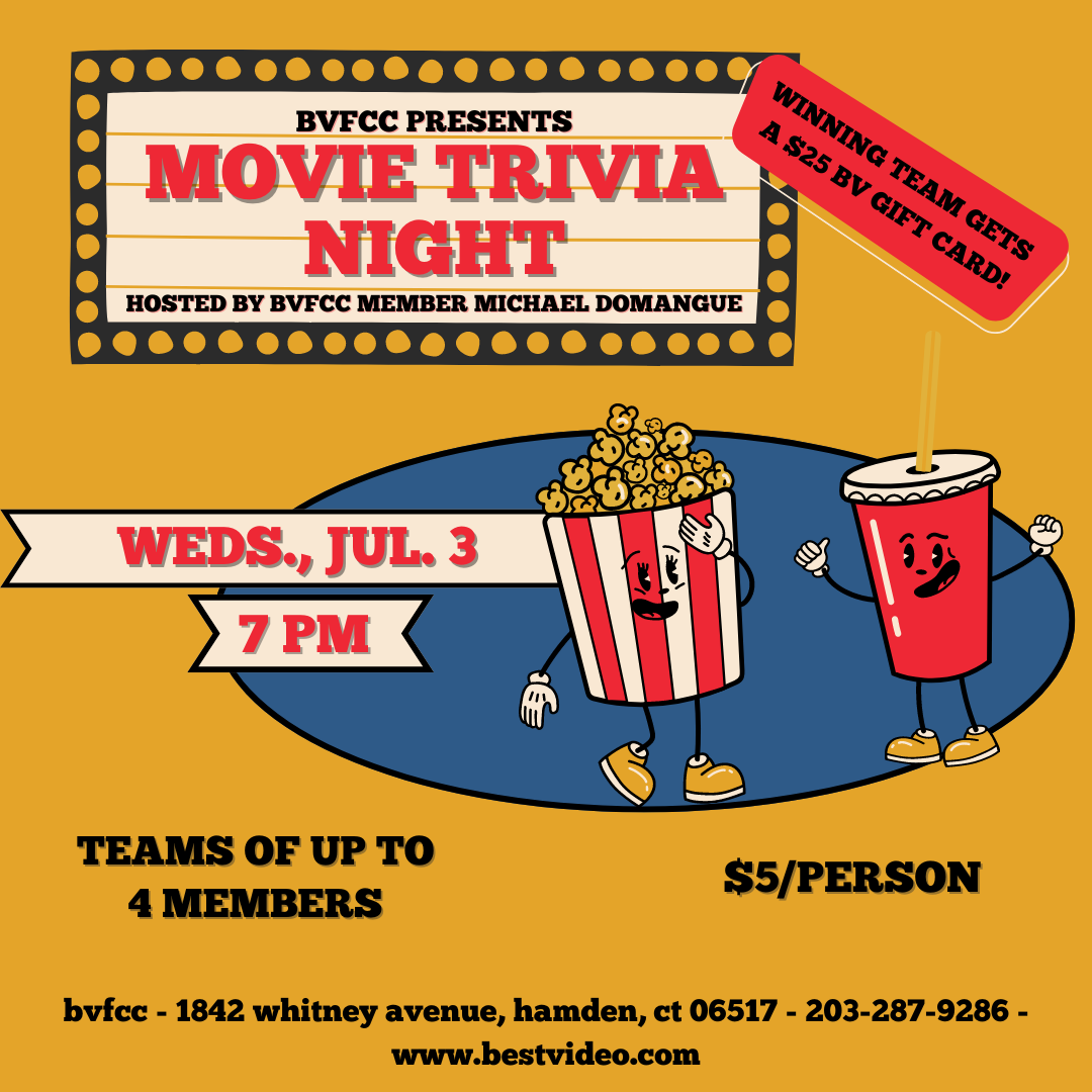 Movie Trivia Night hosted by Michael Domangue