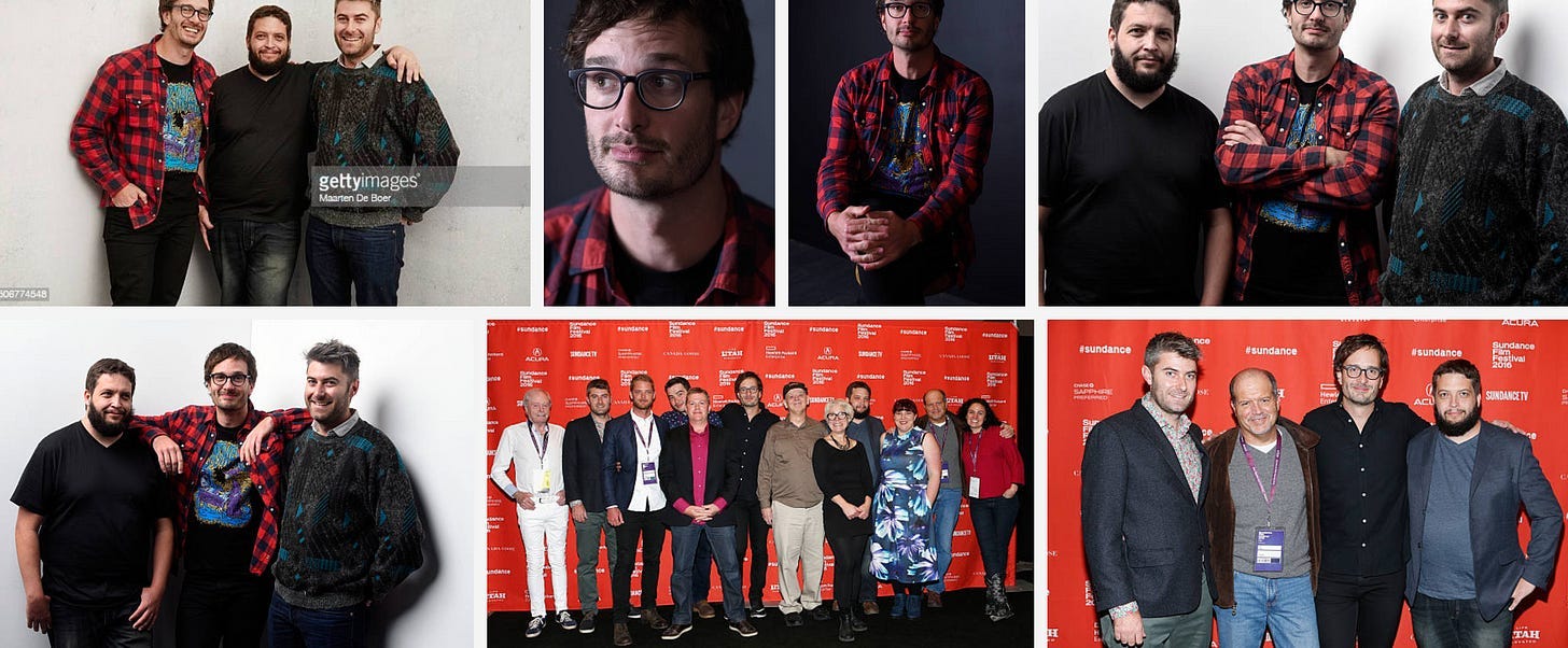 The Getty page showing me at Tickled at sundance