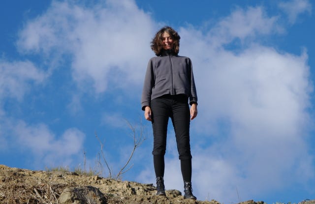 Me in the clouds, on top of a hill in Spain