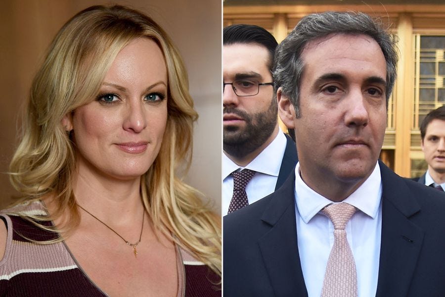 Michael Cohen, Stormy Daniels Make Amends on His Podcast