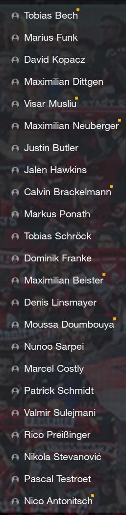 Football Manager 2023 Ingolstadt First Team