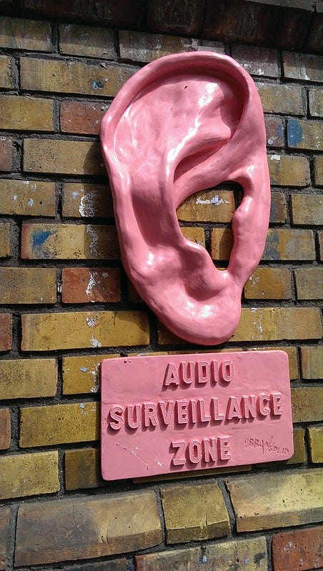 Audio Surveillance Zone — Photo by Terry Freedman