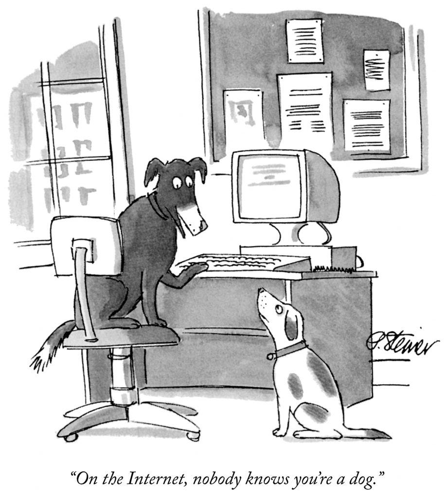 On the Internet, nobody knows you're a dog” – Still True Today? | Acxiom