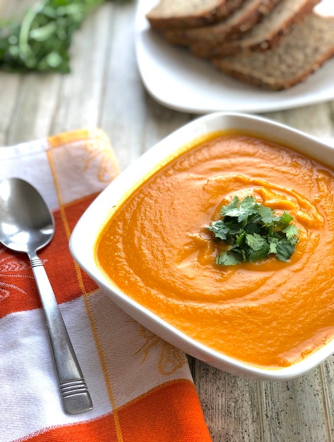 carrot ginger soup