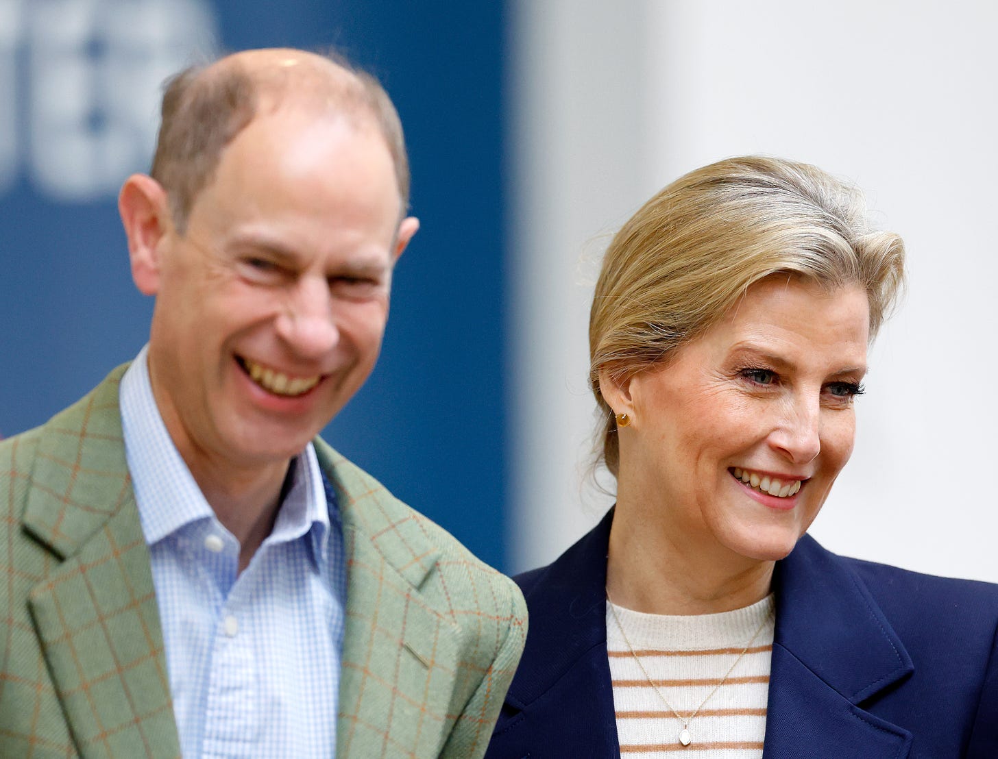 Prince Edward and Duchess Sophie laughing