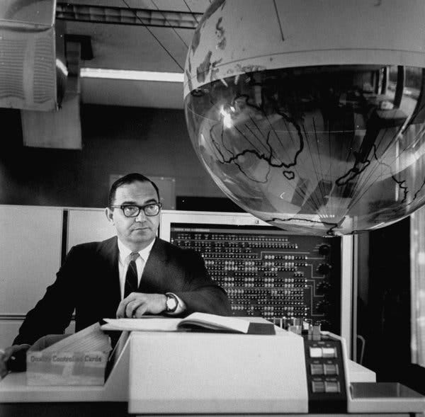 Robert White in 1967. He led the federal government’s weather agencies through five presidencies in the 1960s and ’70s.