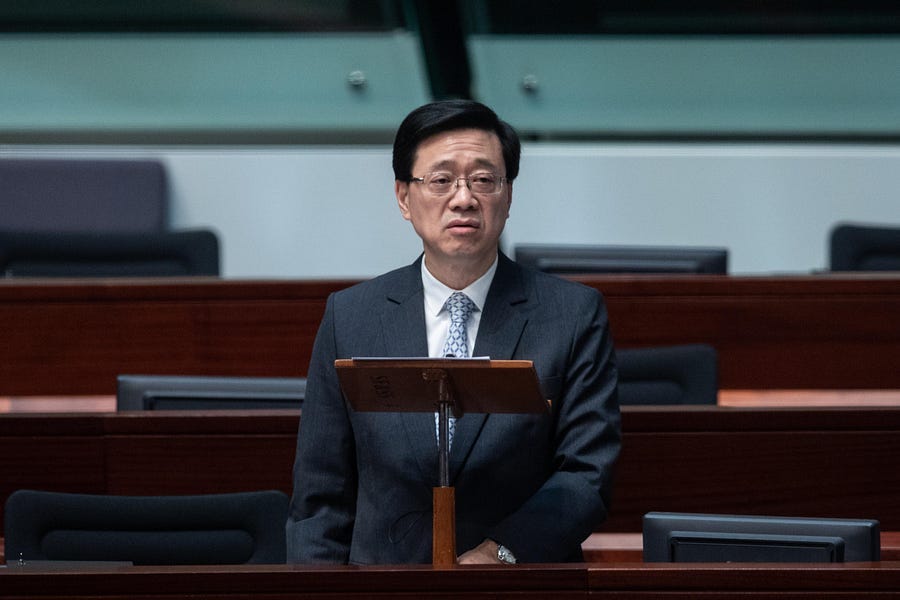 Catholic chief executive says Hong Kong needs new security laws