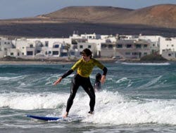 Learning to surf in Famara