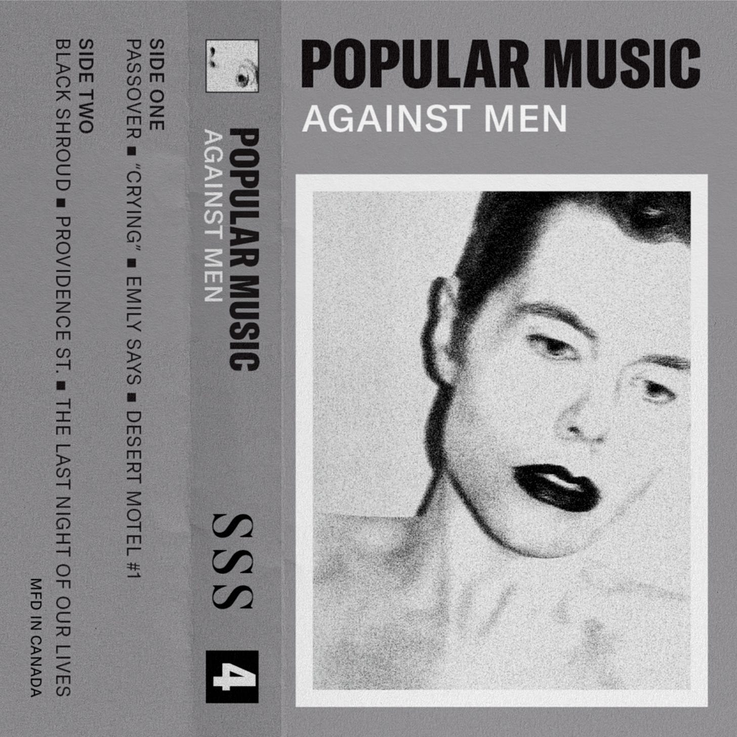 Popular Music Against Men Cassette Cover Art