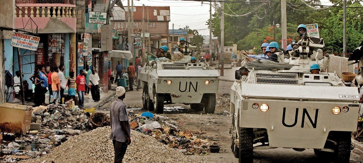 un peacekeepers in haiti