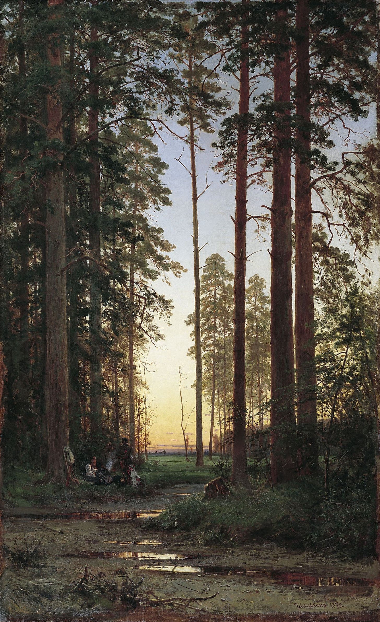 The edge of the forest, 1879, 90×149 cm by Ivan Shishkin: History, Analysis  & Facts | Arthive