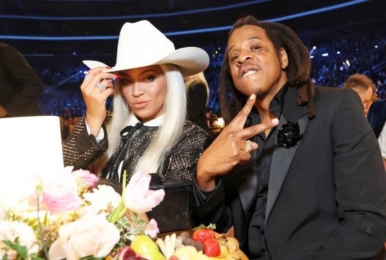 Beyonce and Jay-Z were in attendance at the 66th Grammy awards
