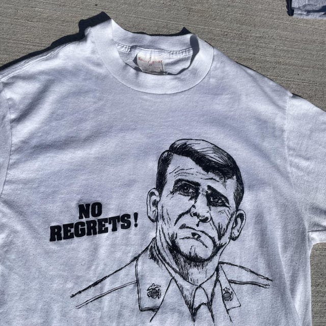 80s Oliver North tee, can't find it online : r/VintageTees