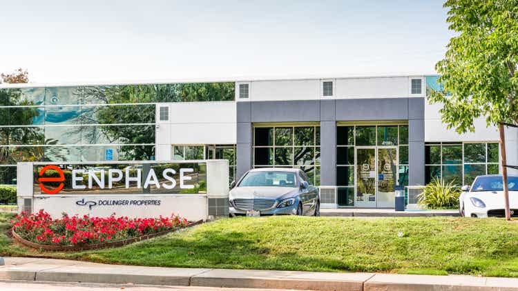 Enphase headquarters in Silicon Valley