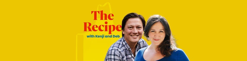 J. Kenji López-Alt (left) and Deb Perelman have teamed up to launch The Recipe, a new podcast where they obsess over recipes and how to make them work.