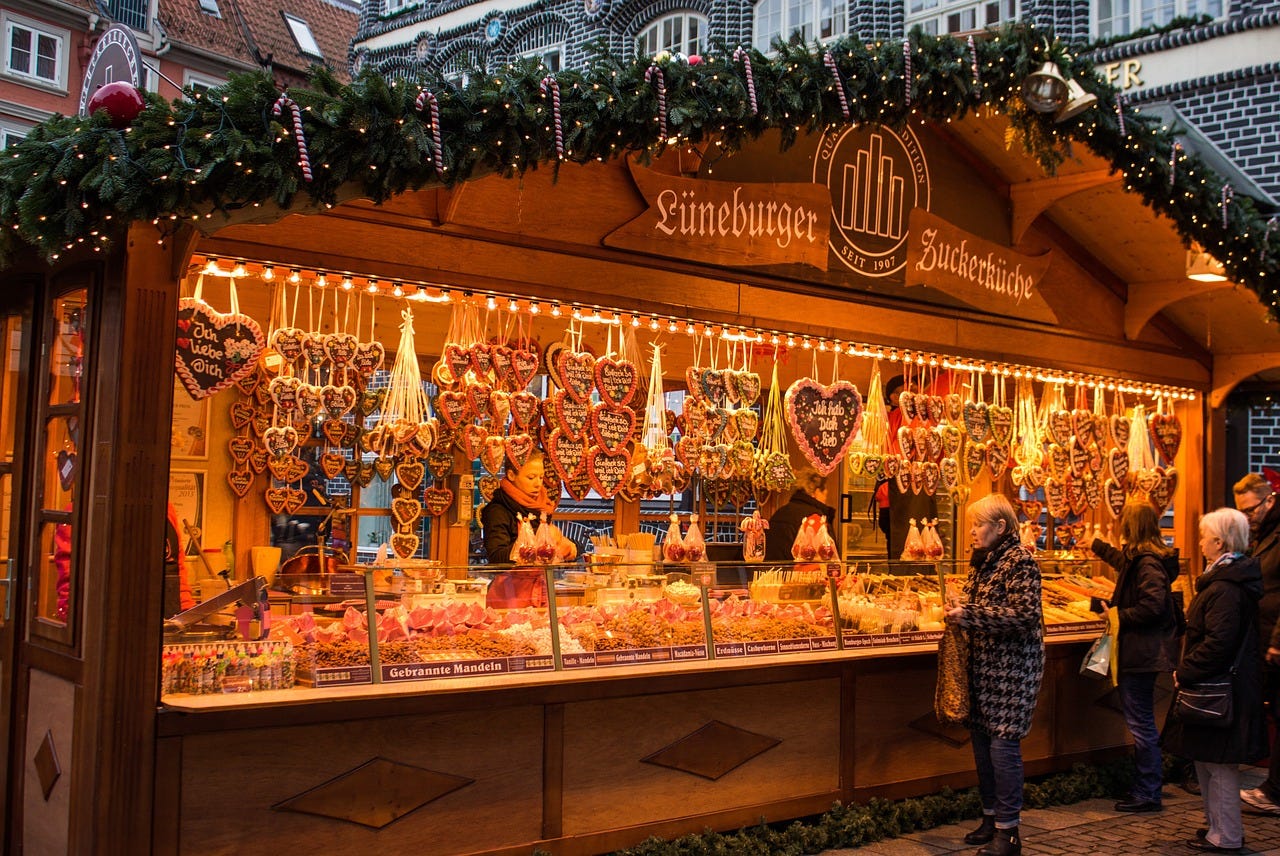 christmas market lüneburg christmas time free photo