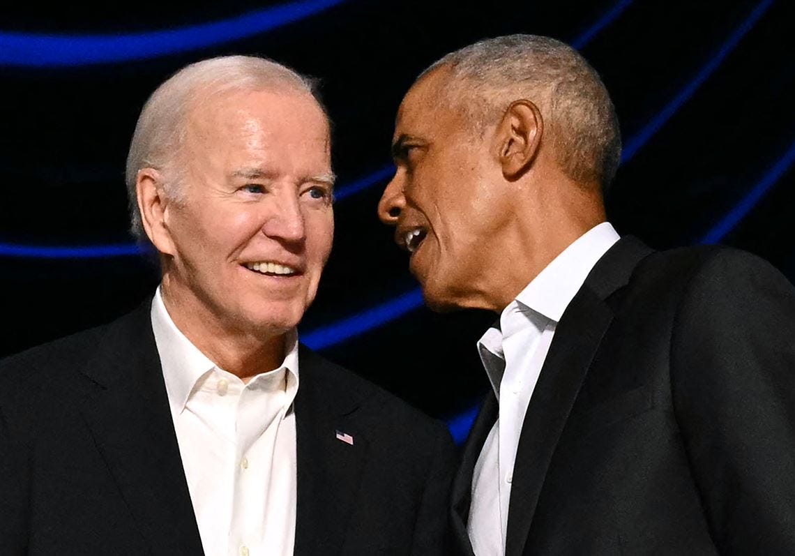 Obama, Pelosi and Democrats make a fresh push for Biden to reconsider 2024  race ahead of convention | Pittsburgh Post-Gazette