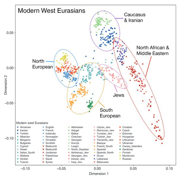 Why are the Ashkenazim Jews held to have a lot of Levantine ancestry if  they plot right next to Sicilians and Greeks in PCA? If they were only  mixed with Europeans, predominantly