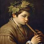 Boy Playing The Flute by Heritage Images
