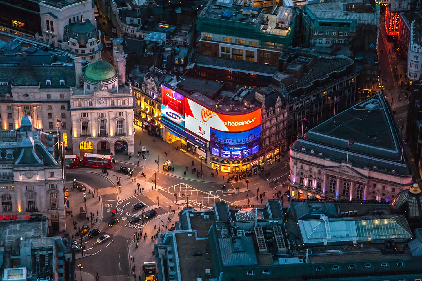 High Level Photography Ltd | Aerial Photography | Piccadilly Circus ...