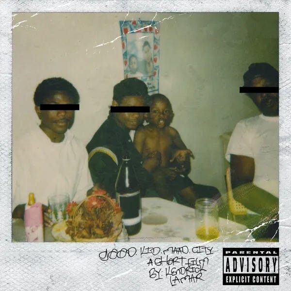 Cover art for good kid, m.A.A.d city by Kendrick Lamar
