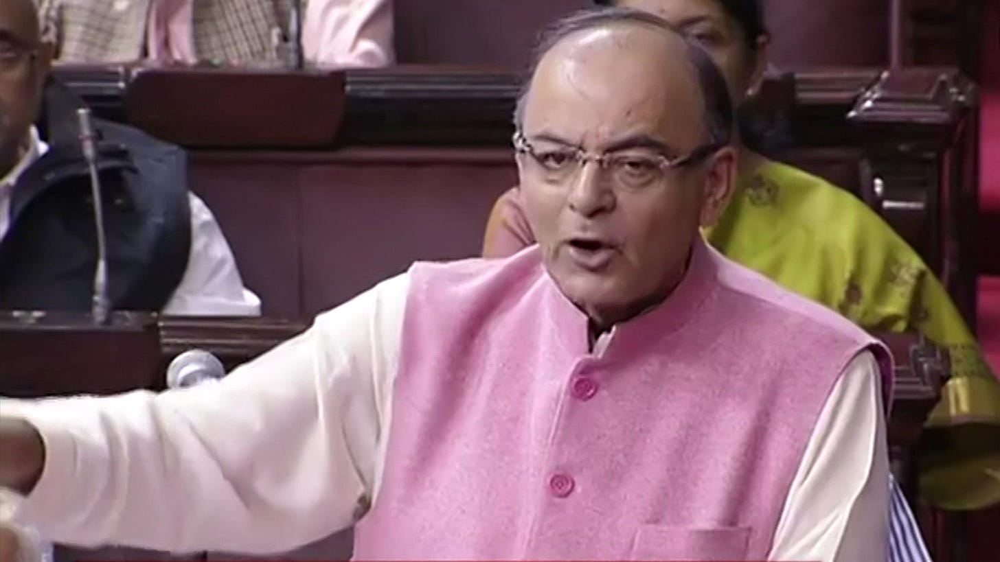 Here's What Arun Jaitley Told Parliament on the Secularism Row