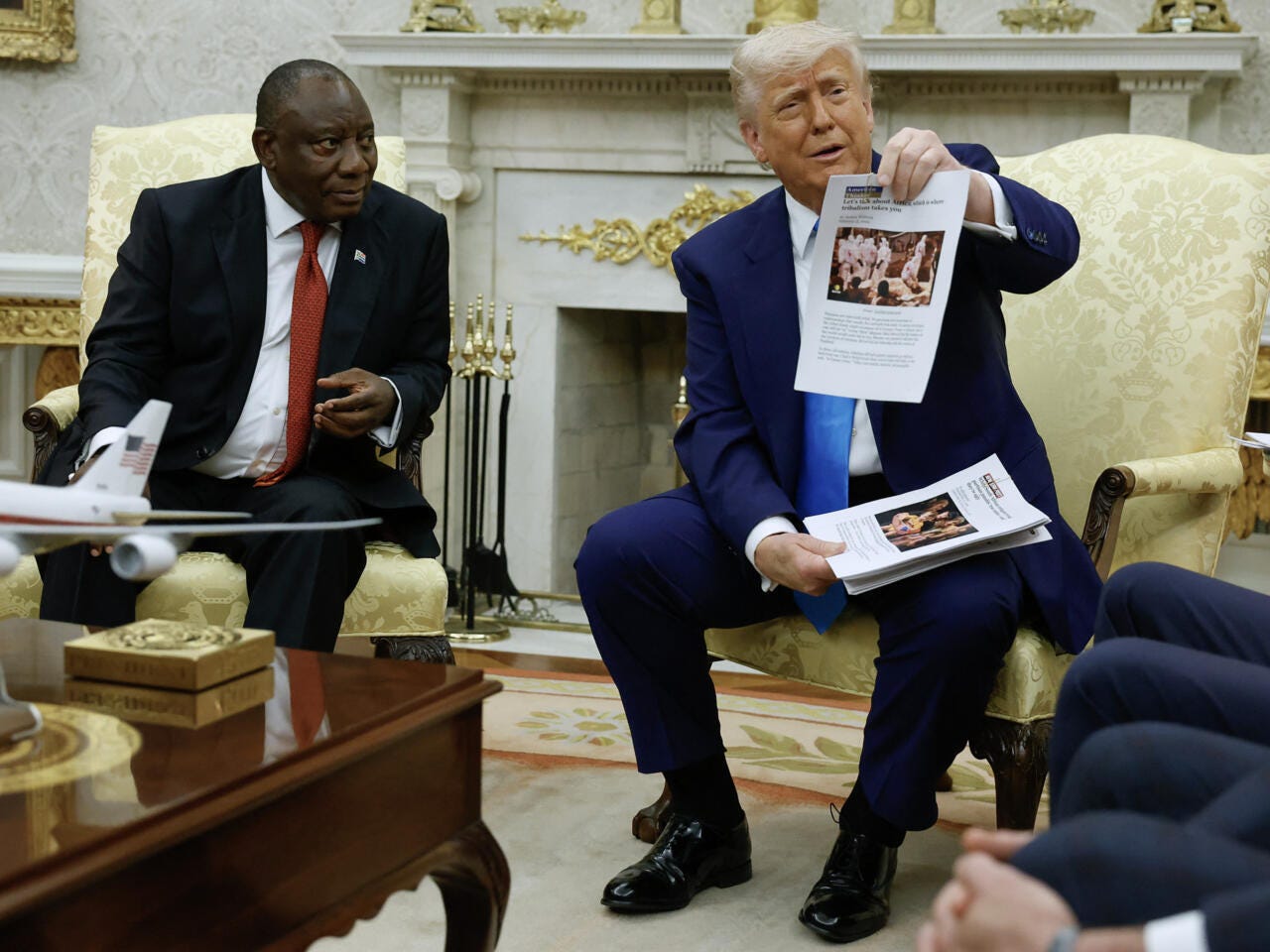 Trump showed Ramaphosa a photo from DRC as proof of 'White genocide' in  South Africa