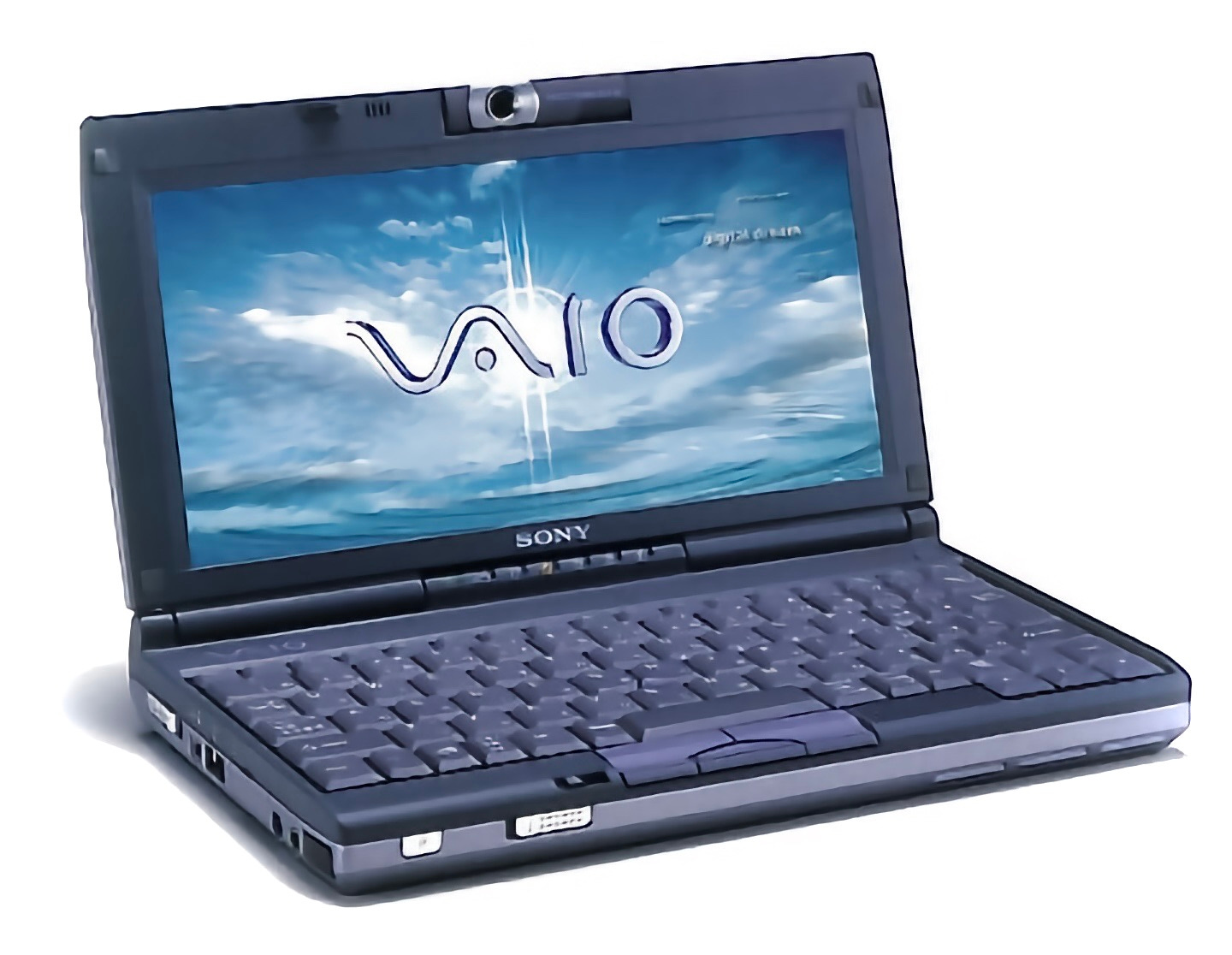 The Sony VAIO PCG-C1 Picturebook, with built-in camera