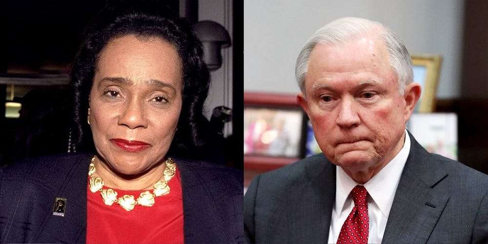 Republicans go old school to silence Coretta Scott King letter 2017 images