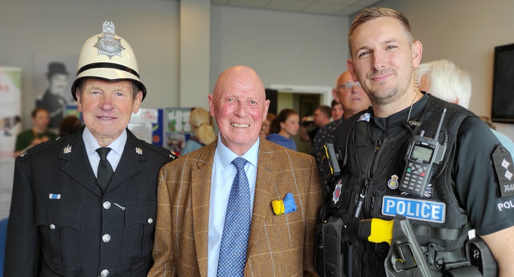 Ex Constable Joe Banks, Ex Inspector Bob Craven and Inspector Paul Hogben