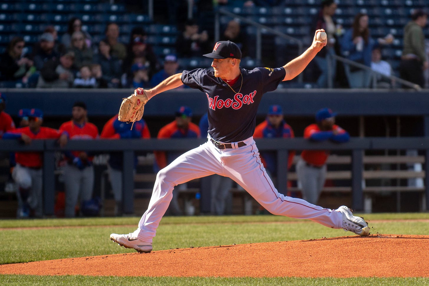 Red Sox prospect Brandon Walter gives up five runs on seven hits in his  first start since June 2022 - masslive.com