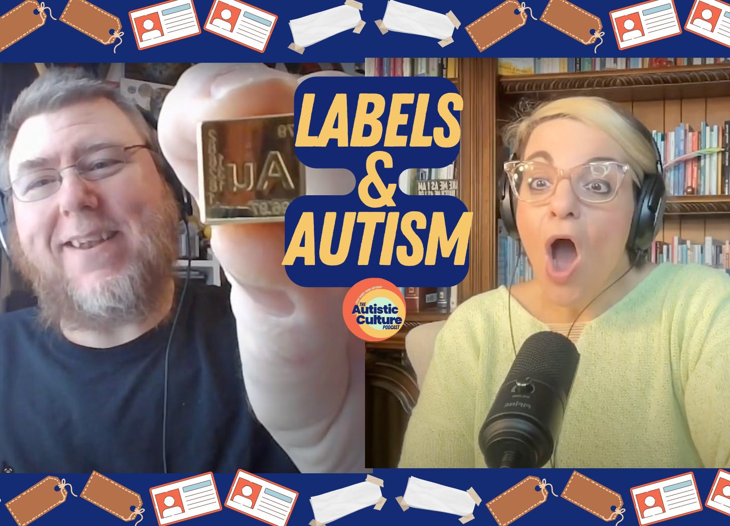 A: I just wanted to start by asking you what are your thoughts on these fine listener comments we have received?  M: My thoughts are numerous and intense. Listen to Autistic Podcast hosts discuss: Labels & Autism - Special Episode