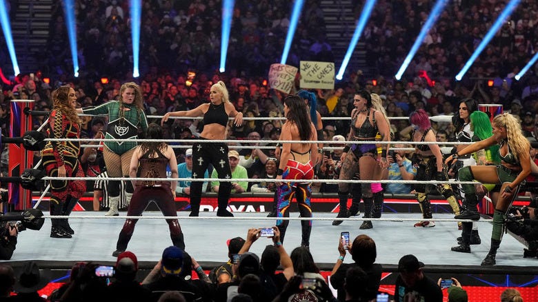 Women's Royal Rumble match in January 2023