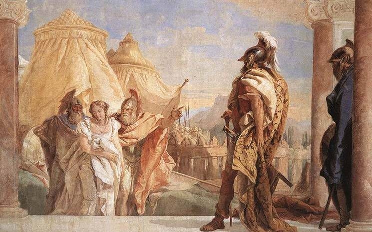 Briseis before Agamemnon 