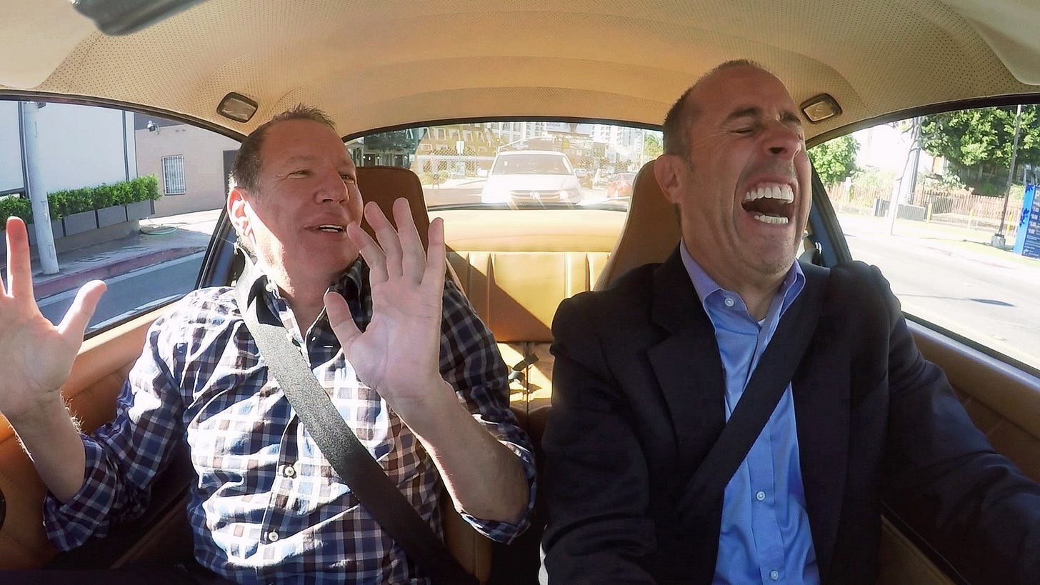 Jerry Seinfeld Revisits Set of His NBC TV Show in 'Comedians in Cars  Getting Coffee'