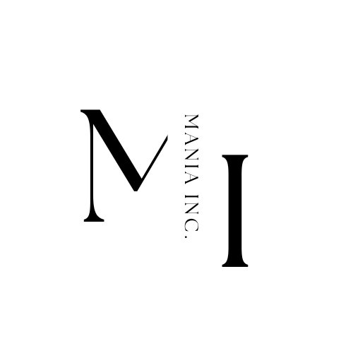 Mania Inc. Logo white