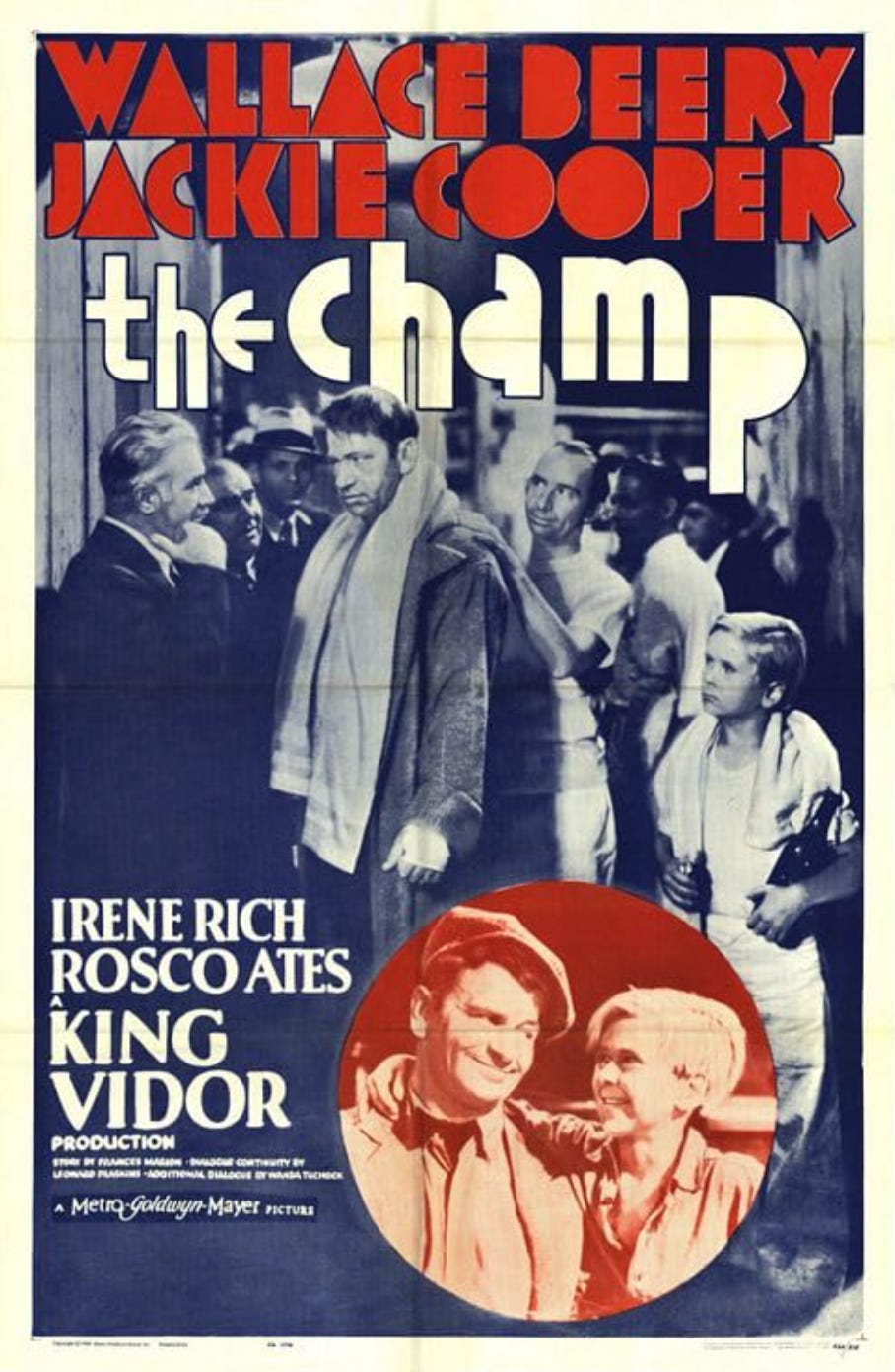 Theatrical poster for The Champ (1931)