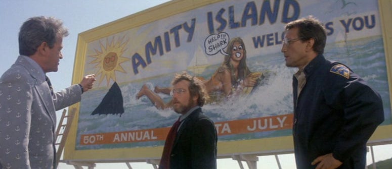 Would you spur swimmers to the beaches of Amity Island? - Streets.mn
