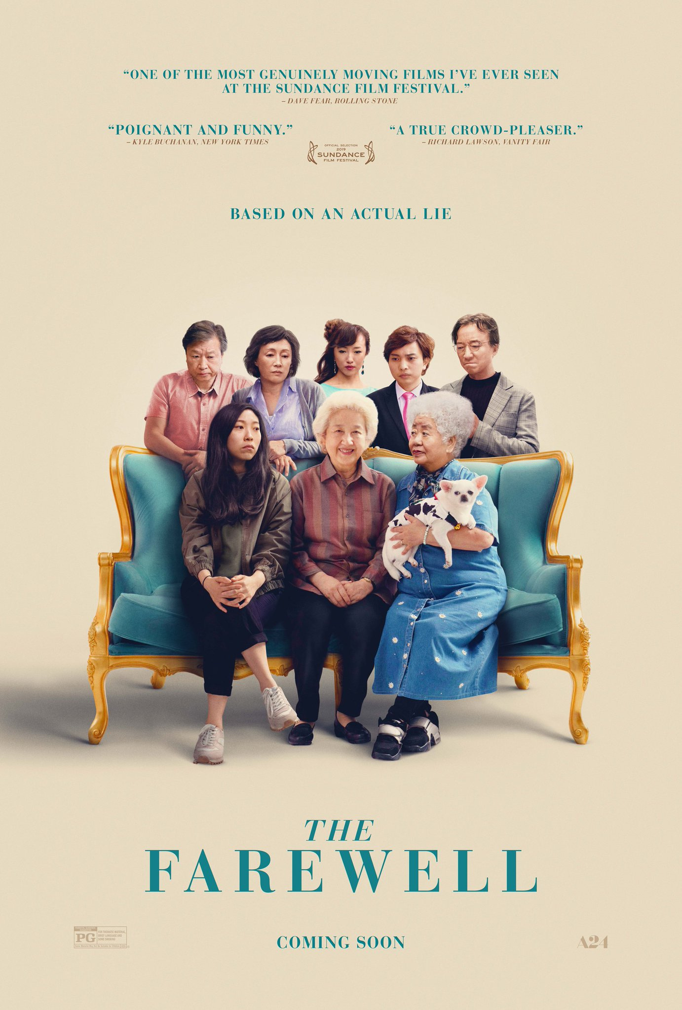 Poster of "The Farewell" movie.