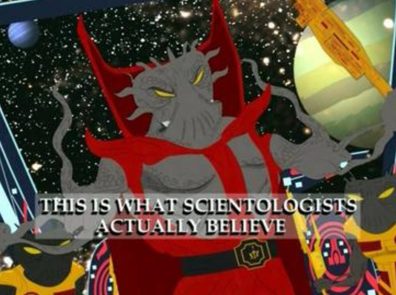 Xenu in South Park portrail
