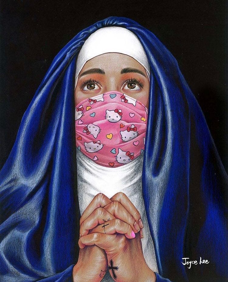 STILLZ on Twitter: "“Prayer” painting serie by Joyce Lee.  https://t.co/4oZpPJZZNu" / Twitter