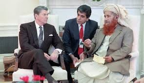 President Ronald Reagan meeting Afghan ...