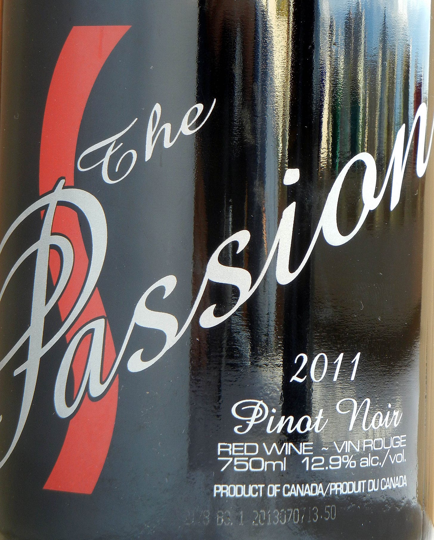 Silver Sage The Passion Pinot Noir 2011 Label - BC Pinot Noir Tasting Review 21