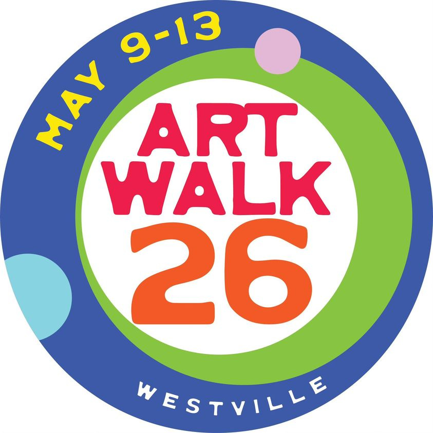 May be an image of text that says '9-13 MAY ART WALK 26 WESTVILLE'